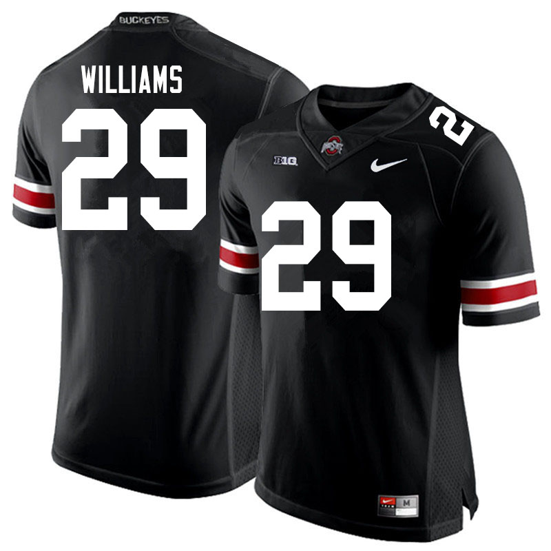 Men #29 Kourt Williams Ohio State Buckeyes College Football Jerseys Sale-Black